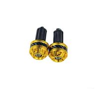 Rehoetom Pesos de extremo del manillar de motocicleta, bloque de equilibrio de fibra de carbono para extremo del manillar, dorado/negro/azul/rojo, construcción de aleación, ajuste para bicicleta (BWQ