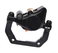 Rehoetom Pinza de freno eléctrica para bicicletas eléctricas XD-200 y JN600, carcasa ABS, compatible con tubo de freno de 8 mm, solo líquido DOT 4, distancia de montaje de 51 mm (tipo 2 negro)