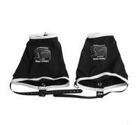 Rehoetom Polainas Trail Low para senderismo, polainas elásticas de poliéster y nailon con cordón ajustable y ganchos para zapatos, banda de goma antideslizante, se adapta a zapatos de talla 36-44