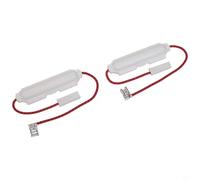 Rehoetom Portafusibles de alto voltaje para horno microondas, 5kV 0.65-0.9A compatible con herramienta de crimpado IWS-2820M, tamaño de cable AWG, blanco, paquete de 2 (5KV0.7A)