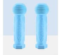 Rehoetom Puños de goma para manillar de bicicleta para bicicletas y scooters infantiles, juego de agarre cómodo antideslizante en varios colores (par) (negro)