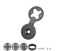 Rehoetom Soporte de aleación de aluminio para computadora de bicicleta para Edge 20, 25, 200, 500, 510, 520, 800, 810, 820, 1000, 1030, Rider 10, 310, 330, 410, 530, tapa superior Hea (negro)