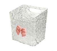 Rehoetom Soporte para cepillo de dientes montado en la pared, transparente, estante de almacenamiento para baño, organizador transparente para peines de pasta de dientes, caja de almacenamiento de