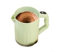 Rehoetom Taza de café autoagitable con pantalla, taza mezcladora automática recargable por USB, interior de acero inoxidable para bebidas calientes y frías, taza de viaje portátil (es verde)