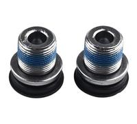 Rehoetom Tornillos de manivela para eje ISIS y eBike M15, juego de 2 piezas con rosca M15, longitud de rosca de 15 mm, longitud total de 22 mm, enchufe hexagonal de 8 mm, material de acero (2 unidades