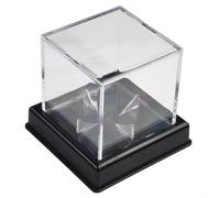Rehoetom Vitrina de béisbol para pelotas de béisbol, caja de acrílico transparente con protección a prueba de polvo, 8 x 8 x 8 cm, compatible con pelotas de béisbol estándar de 9 pulgadas