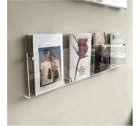 REHOOF Brochure Display Stand Magazine Rack Magazine Holder Acrylic,Estantes para Periódicos,Wall Hanging Brochure Stand/Literature Rack,Compact Booklet Display Stand,Mudroom Shopping Malls 80cm