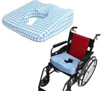 REHOOF Cojín Antiescaras, Cojín para Hemorroides para Coxis Cojín Ortopédico con Fundas De Tela, Cojín De Gel para Personas Encamadas Y Durante Largos Periodos De Tiempo,Cómodo Y Transpirable