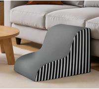 REHOOF Escalera para Perro para Cama Alta,Rampa para Perros,Escalera para Sofá De Espuma De Alta Densidad con Fundas De Tela Suave Lavable para Montar En La Cama,Fácil De Limpiar B,40×40×30CM