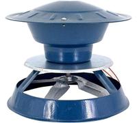 REHOOF Extractor De Humos para Chimenea De 100/120 W, Tapa De Chimenea, Máquina Extractora De Humos para Chimeneas De Techo De Viviendas,Ventilador Estufa Leña,Fireplace Fan para Techos Exteriores B