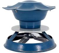 REHOOF Extractor De Humos para Chimenea De 100/120 W, Tapa De Chimenea, Máquina Extractora De Humos para Chimeneas De Techo De Viviendas,Ventilador Estufa Leña,Fireplace Fan para Techos Exteriores C