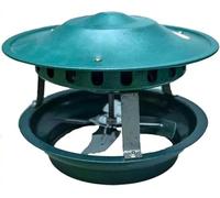 REHOOF Extractor Humos Chimenea, Evacuador De Humo,Extractor De Humo Eléctrico De Chimenea, Ventilador De Tiro Inducido De Techo, Aspirador De Chimenea para Chimeneas, Estufas De Leña,17.5-25CM 80W