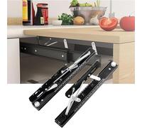 REHOOF Guias Correderas para Cajones De Mesa Elevadora, Rieles Extensibles para Mesas De Comedor,Guias Cajones Carriles con Extensión Lateral para Mesa De Comedor Y Escritorio,Mesas De Centro 250mm