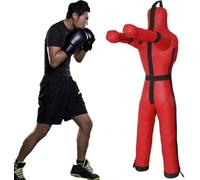REHOOF MMA Maniquí De Lucha Libre,130-185Cm,Muñeco De Boxeo De Pie,Adultos Muñeco De Boxeo, Grappling Dummy, Colgante Posición De Pie para Judo Lucha Artes Marciales Jiu Jitsu, Sin Relleno A,160CM
