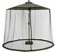 REHOOF Mosquitera Sombrilla Jardin Mosquitera para Sombrilla Universal Paraguas Mosquitera Malla Antimosquitos Transpirable,Red De Protección contra Insectos Terraza con Cremallera A,380 * 240cm