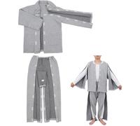 REHOOF Pantalones De Enfermería Postoperatoria Fáciles De Poner Y Quitar, Ropa para Incontinencia para Pacientes con Parálisis, Discapacidad, Postradas En Cama Y Víctimas De Fracturas Vel-CRO,XL