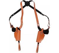 REHOOF Pistolas De Arma De Hombro para Hombres,Fondos De Hombro De Cuero Ajustable Fundamentos De Hombro para Transporte,General De Arma De Hombro Vertical para Hombres Mujeres,Caza Al Aire Libre B