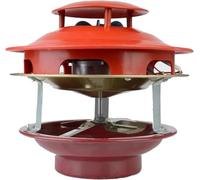 REHOOF Roof Inducida Chimenea Extractor De Humos, Ventilador De Chimenea De 80W, Ventilador De Tiro Inducido para Chimenea, Extractor De Humo para Chimenea,Máquina Extractora De Humo para El Hogar