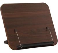 REHOOF Soporte De Lectura, Soporte para Libros De Recetas,Soporte De Exhibición De Libros Plegable Manos Soporte para Libros, para Leer, Madera Ajustable, Soporte De Lectura para Notas,Recetas,iPad C