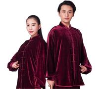 REHOOF Traje De Tai Chi Unisex Ropa De Artes Marciales Kung-Fu Disfraz para Hombre Y Mujer,Tops Y Pantalones,Uniformes Chinos Tradicionales Wing Chun Meditación Zen Ejercicio De Tai Chi D,3XL