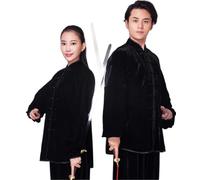 REHOOF Traje De Tai Chi Unisex Ropa De Artes Marciales Kung-Fu Disfraz para Hombre Y Mujer,Tops Y Pantalones,Uniformes Chinos Tradicionales Wing Chun Meditación Zen Ejercicio De Tai Chi E,XS
