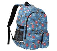 Reiacy American Football Star - Mochila escolar para niños, mochila escolar de gran capacidad para laptop, mochila de viaje para escuela secundaria