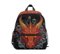 Reiacy Dragon Head Bubble - Mochila escolar pequeña para niños, mochila de hombro para preescolar, mochila escolar de jardín de infantes, mochila casual