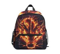 Reiacy Dragon Head Lightning - Mochila escolar pequeña para niños, mochila de hombro para preescolar, mochila escolar para jardín de infantes, mochila escolar casual