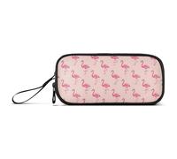 Reiacy Magnífico estuche con temática de flamencos, estuche de gran capacidad con compartimentos con cremallera, bolsa de papelería para niños, adolescentes y escuelas, multicolor, Talla única,