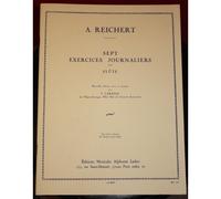 Reichert 7 ejercicios diarios para flauta travesera, partituras (idioma español no garantizado)