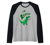 Reid I'm Rrreid Lindo T-Rex Dino Roar Nombre para Niños Camiseta Manga Raglan