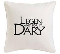 Reifen-Markt Funda de la Almohada 40x40cm Legendario Cómo conocí a Vuestra Madre Microfibra Regalo Ideal y la decoración de Buen Gusto para Cada Sala de Estar o el Dormitorio