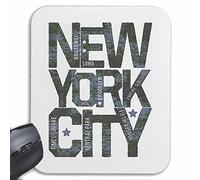Reifen-Markt Mousepad Alfombrilla de ratón New York EE.UU. América Estados Unidos Estatua DE LA Libertad para su portátil, Ordenador portátil o PC de Internet (con Windows Linux, etc.) en White
