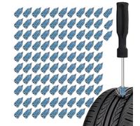Reifenreparatur Schrauben 100 Stück Schnellreparatur - Set de Auto Zubehör - Auto Panne Reifenreparatur Nagel - Für Plattenreparatur Laster SUV Motorrad Outdoor Reisen