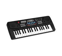REIG 8920 Órgano Electrónico 37 Teclas Multifunción, Negro