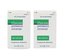 Reig Jofre Cloruro Potásico 30 Comprimidos | Estimula la Secreción Salival | Comprimidos para estimular la secreción salival y aliviar la sensación de boca seca con menta y eucalipto sin azúcar.