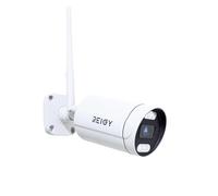 REIGY 8MP Bullet Cámara de Vigilancia WiFi Exterior, Compatible NVR | 2160P Camara de Seguridad Outdoor, Visión Nocturna Infrarroja y Color Audio Bidireccional Detección de Movimiento iOS/Android