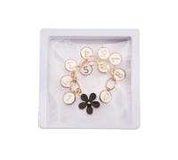 Reihenzähler Kelkette - Kreativer Maschen Zählanhänger, Nützliches Zubehör für Hbrucken Stricken | Handgefertigter Marker für Handarbeitsprojekte, Schmuck Bastelzubehör für Weben Nähen DIY Kunsthandwe