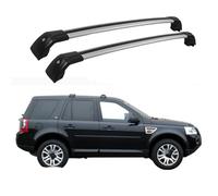 REIJAX 2 Piezas Bacas Portaequipajes Barras de Techo de Coche para Land Rover Freelander 2 5 Door SUV 2007-2015, Barras Transversales de Techo de Aluminio con Cerradura Coche Accesorios
