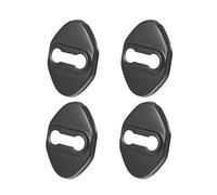 REIJAX 4 Piezas Cubierta Protectora para Cerradura de Puerta de Coche para Seat Arona (2017+), Protector para Pestillo de Puerta de Coche, Accesorios Coche,A-Black