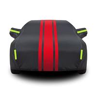 REIJAX Funda para Coche para P-orsche Boxster 987 2004-2006, Cubierta de Coche Impermeable Exterior Interior, Fundas Coche Transpirable, Anti-UV, Anti-rasguños, Antipolvo,Red-Line