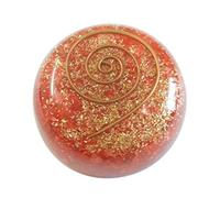 Reiki Curación de piedras preciosas Cúpula de cornalina Equilibrio espiritual Decoración del hogar-Bendición curación completa