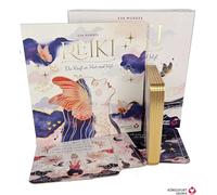 Reiki - Die Kraft im Hier und Jetzt: 32 Achtsamkeitskarten mit Goldfolie und Goldschnitt, Stülpdeckelschachtel mit Goldprägung und 144-seitiges Buch: Dein innerer Kompass