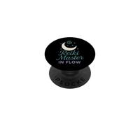 Reiki: Energía, sanación, Equilibrio de los Chakras del Trabajador de la luz y Bienestar PopSockets PopGrip Adhesivo