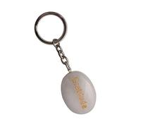 Reiki espiritual fe curación gema energía forma ovalada gratitud piedra lunar llavero de piedra-bendición curación completa