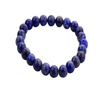Reiki Faith Healing Gemstone para Unisex Lapis Lazuli 8 mm Cuentas redondas Pulsera elástica-Blessfull Healing