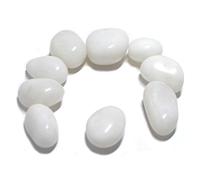 Reiki Gemstone 0.25 lb a granel Piedra lunar blanca natural Piedras caídas Cristales pulidos para cristales curativos, Meditación-Bendición curativa
