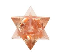 Reiki Healing Crystal Merkabas Cornalina Estrella de 8 puntas Merkaba 20 a 25 mm Aproximadamente Blessfull Healing
