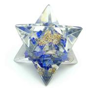Reiki Healing Crystal Merkabas Lapis Lazuli Estrella de 8 puntas Merkaba 20 a 25 mm Aproximadamente Blessfull Healing