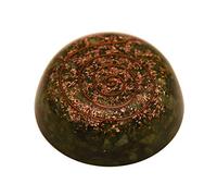 Reiki Healing Gemstone Cúpula de jade verde que equilibra la decoración espiritual del hogar-Blessfull Healing